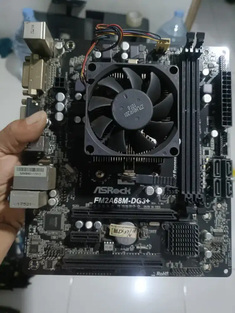 Matherboard Fm2+ dan prosesor A6 6400K