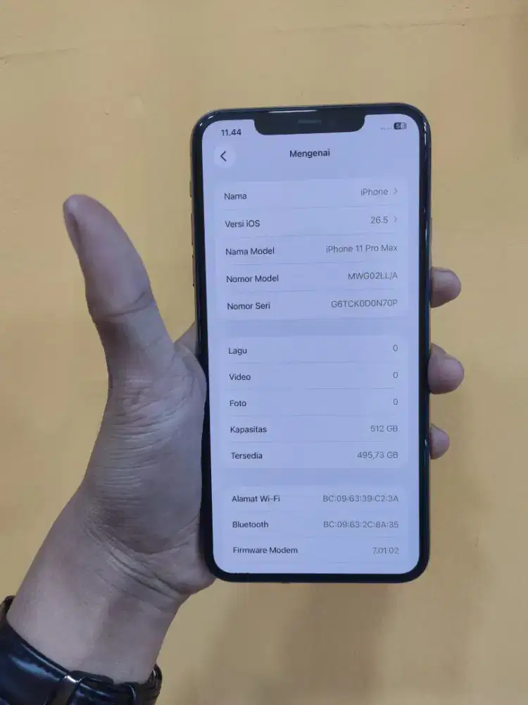 Iphone 11pm 512 inter pemakaian lama fullset
