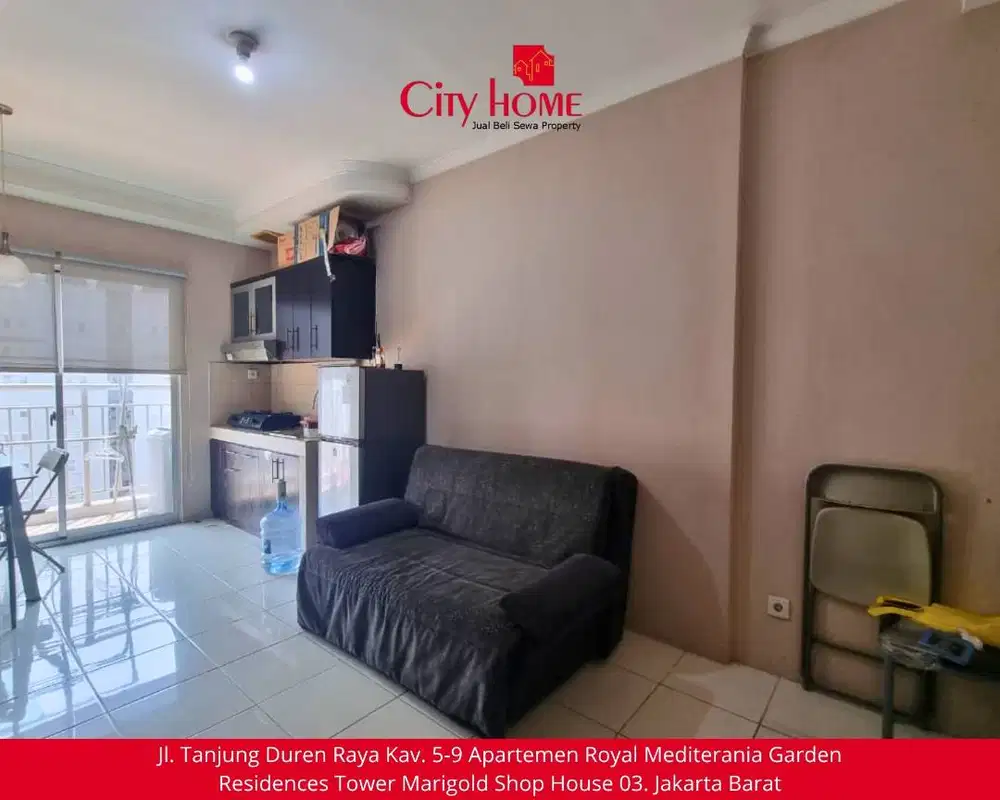 Sewa Apartemen 2 BR Furnished di Mediterania Garden Residences 2