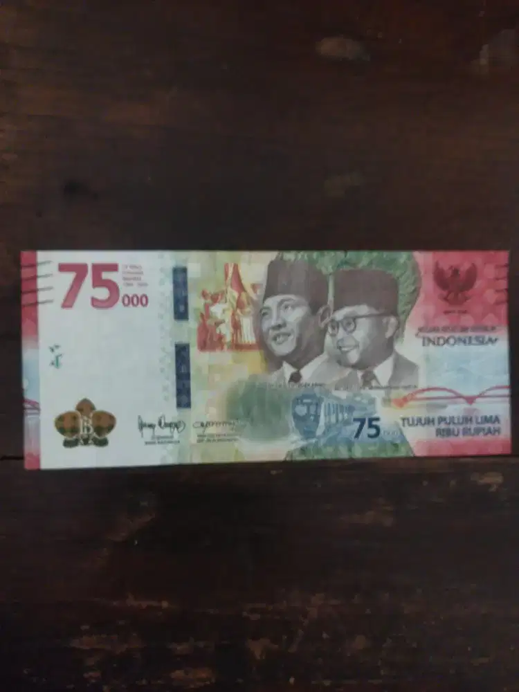 Uang  Kerta Rp. 75.000