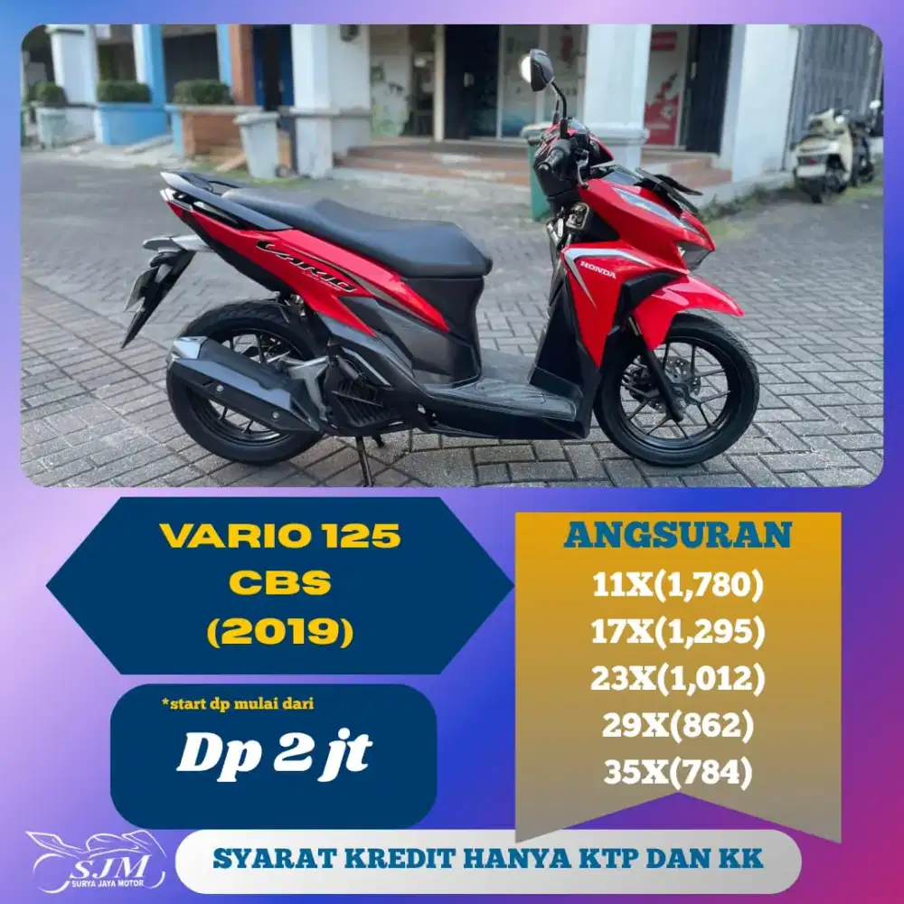 HONDA VARIO 125 CBS 2019 SIAP PAKAI