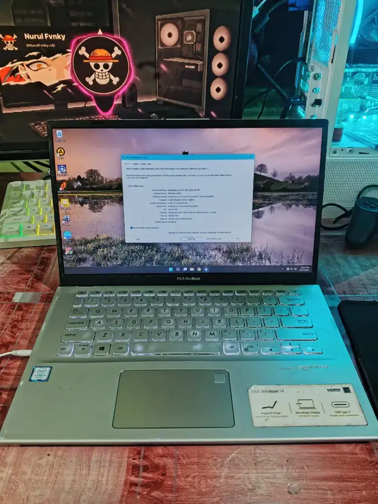 Jual Asus A412F core i5 gen8 4/256 baca deskripsi