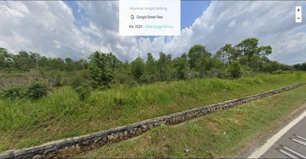 DIJUAL CEPAT TANAH STRATEGIS KURAU KOBA JALAN UTAMA PANGKAL PINANG