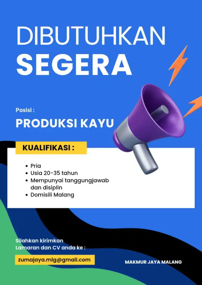 Lowongan Kerja Produksi Kayu