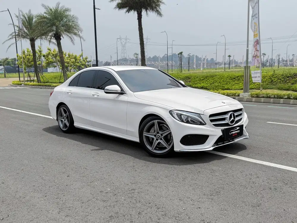 MERCEDES BENZ C200 AMG LINE 2.0 TURBO 2017 LOW ODO !! W205 PUTIH 2018