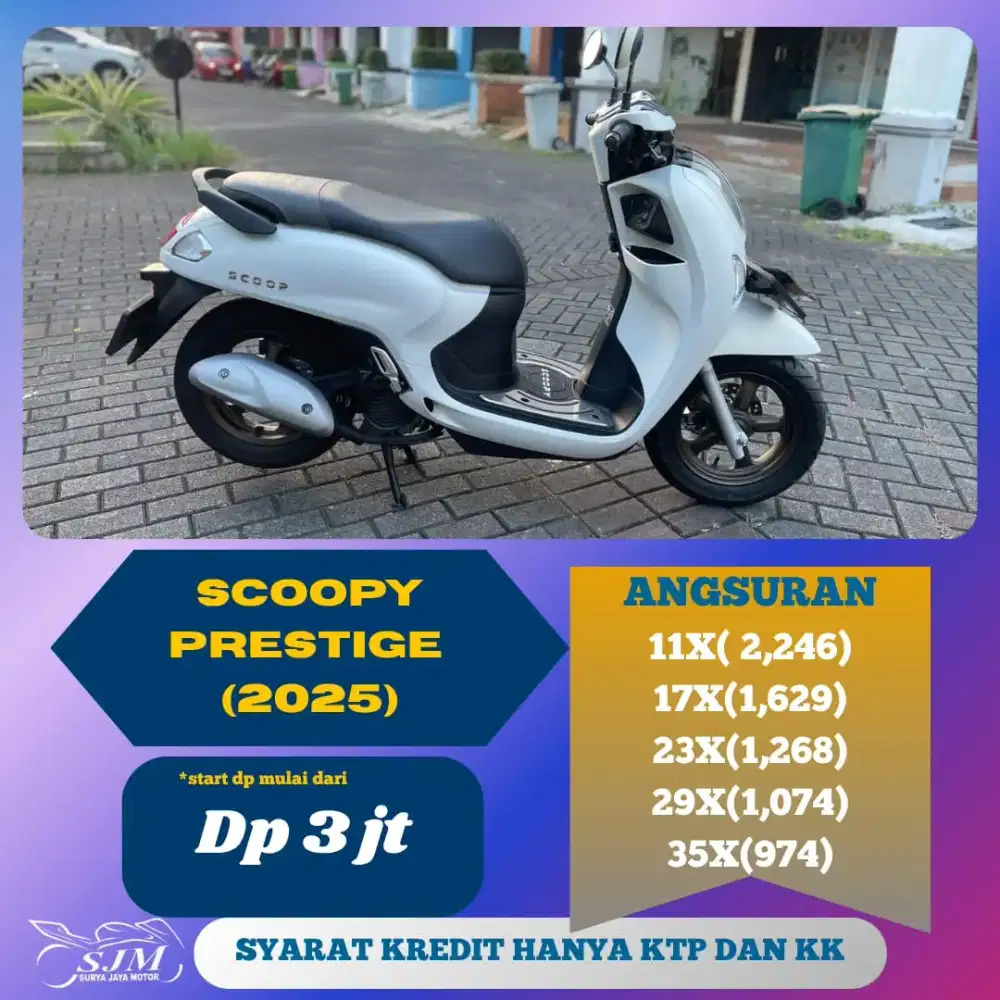 HONDA SCOOPY PRESTIGE 2025 JUAL CEPAT