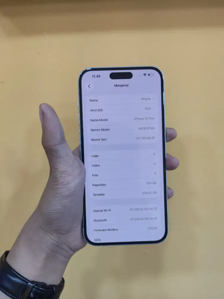 Iphone 15 plus 128gb ibox fullset