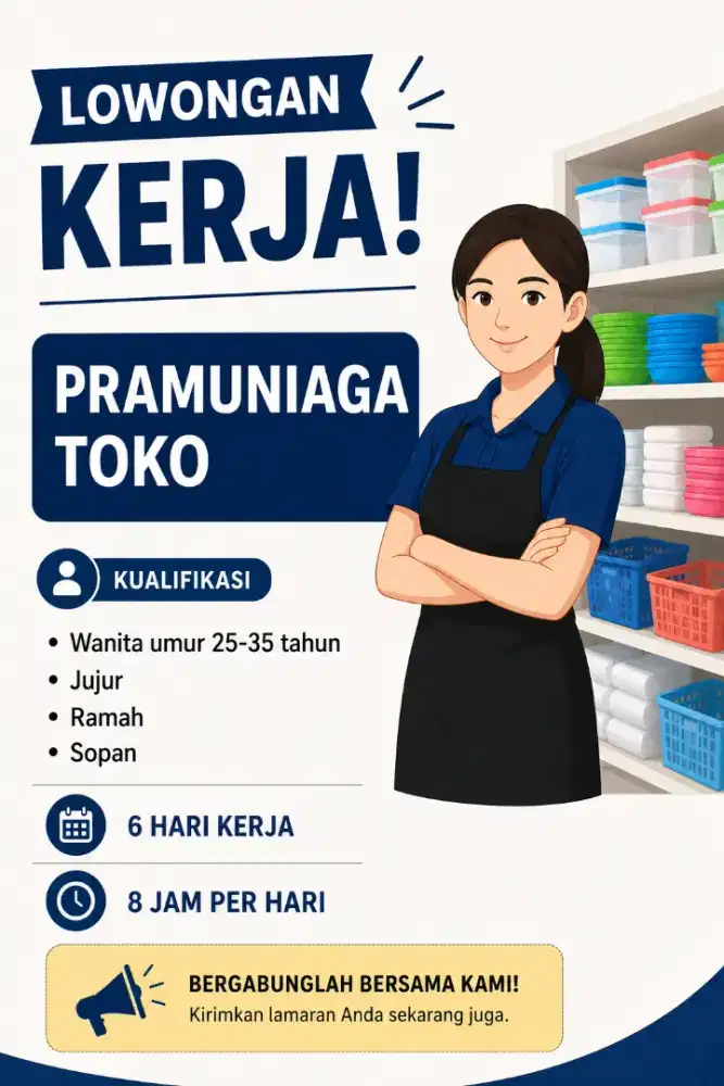 Lowker jaga toko