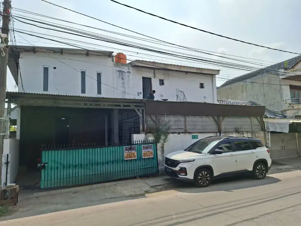 Disewakan dan Dijual Gudang 1,5 Lantai Siap Pakai Lokasi Pinggir Jalan di Harapan Indah Bekasi