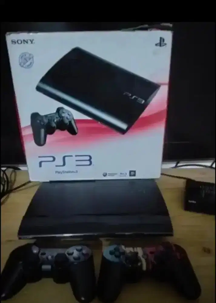 PS3 SUPER SLIM HDD 500GB FULLSET ISTIMEWA