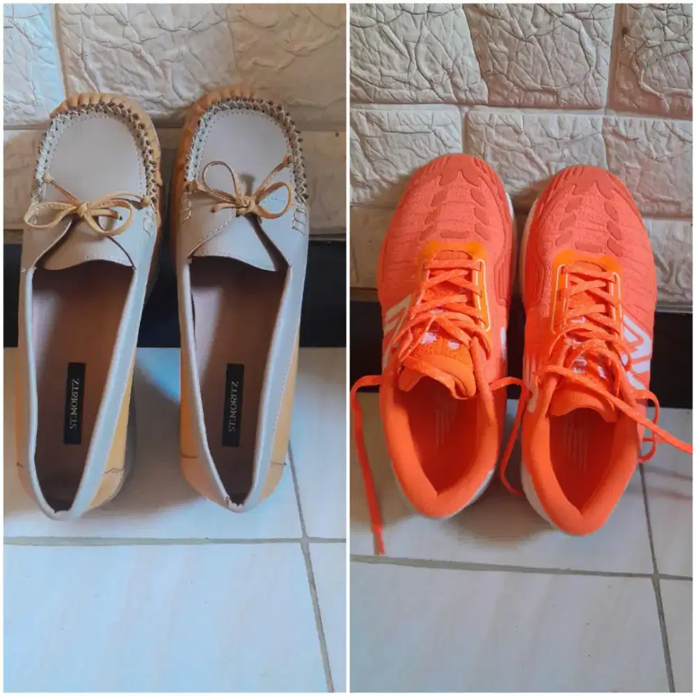 Borongan sepatu NB dan ST Moritz