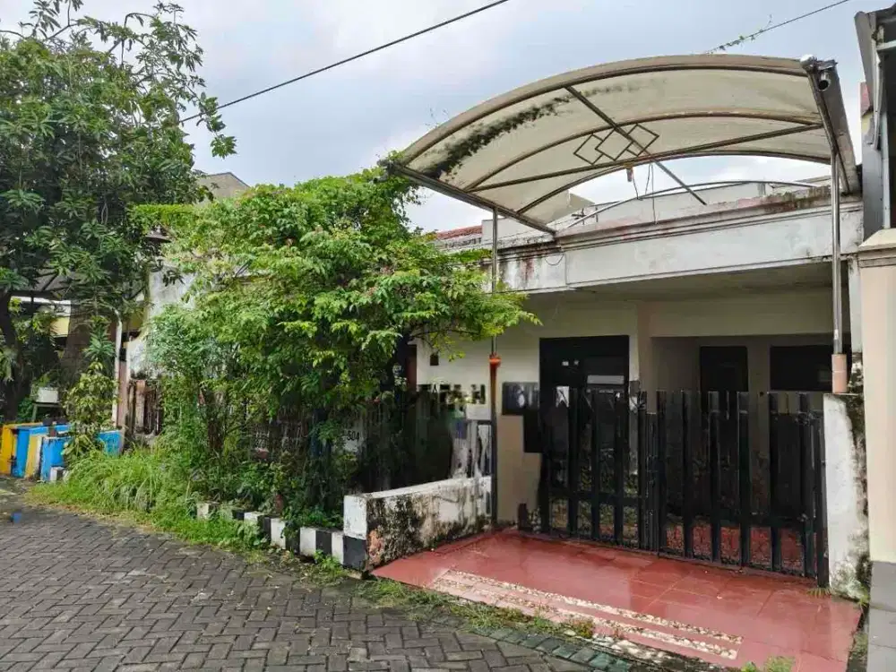 Dijual rumah hancur  hitung tanah rungkut menanggal lebar 10