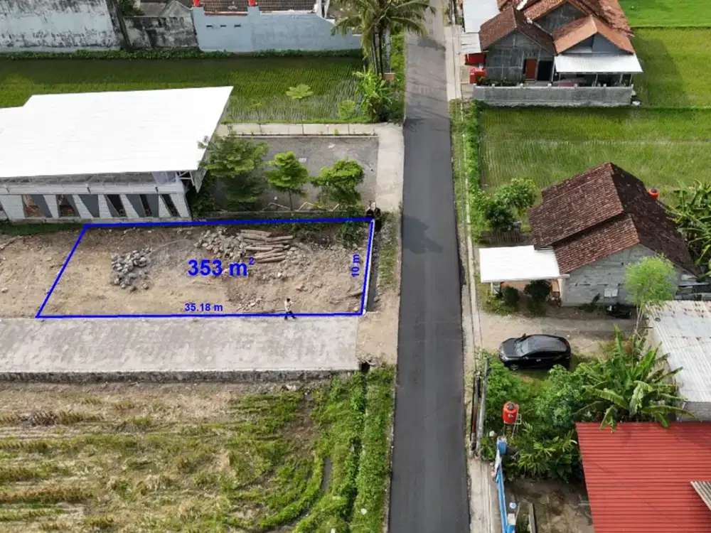 Jual Tanah Yogyakarta di Jl. Turusan Permai Dekat Pasar Gamping