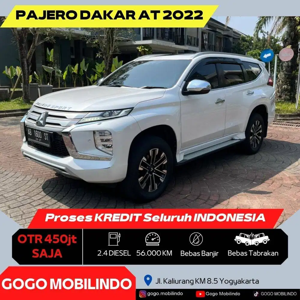 Mitsubishi Pajero Dakar Matic 2022 AB Tgn1 DP Minim Kredit Murah