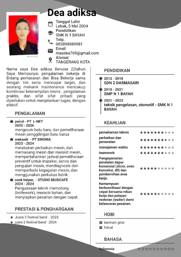 Sedang cari pekerjaan