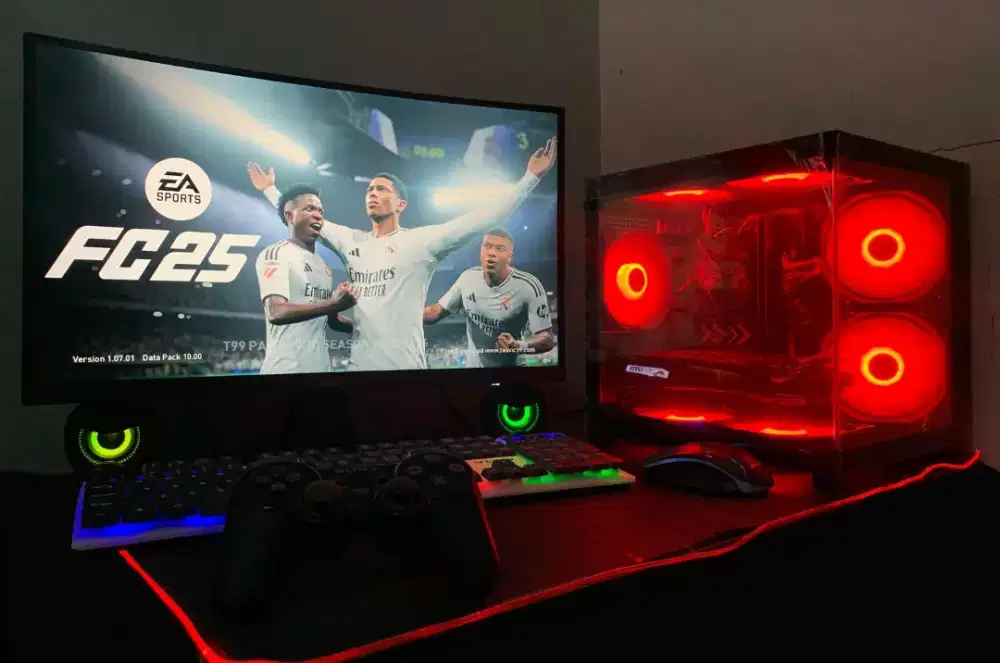 Komputer desktop PC Gaming Siap Pakai Full Set