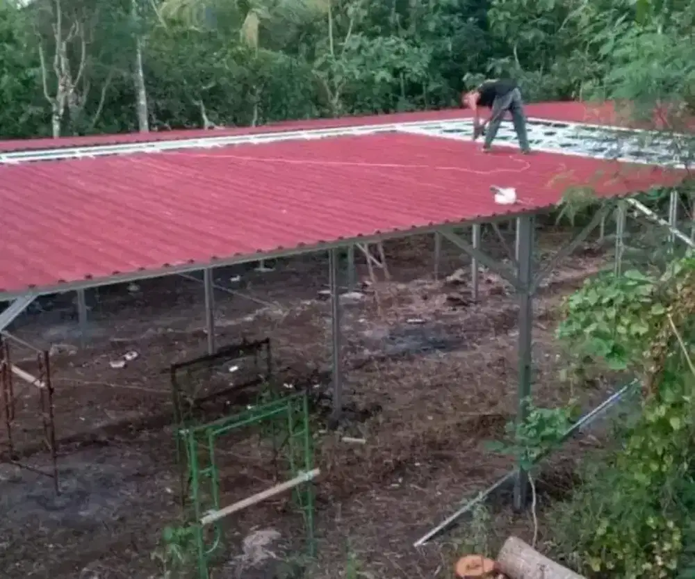 Menerima pemasangan plafon PVC dan kanopi baja ringan