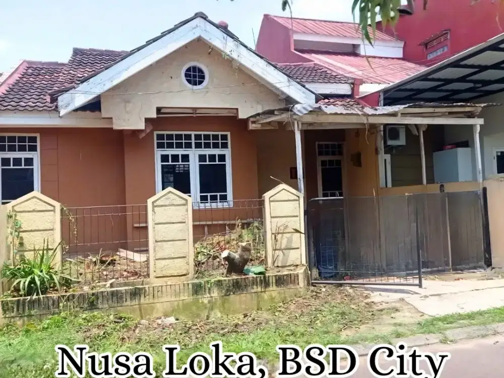 Jual Rumah Di Nusa Loka BSD Serpong Dekat Bintaro Dan Jakarta