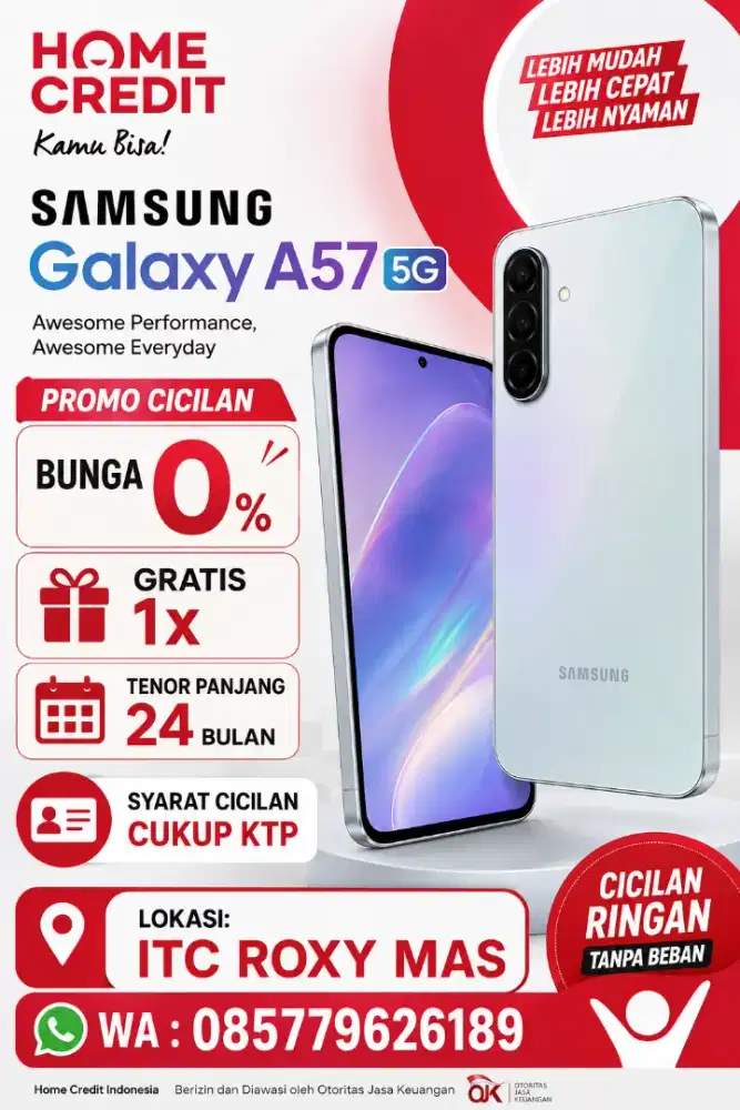 Cicilan Samsung Galaxy A57 5G 8 256