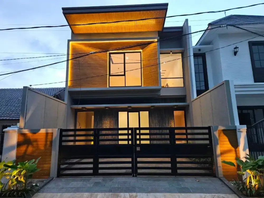 Rumah Baru Modern Lokasi Rungkut Asri Surabaya Timur Dekat Akses TOL