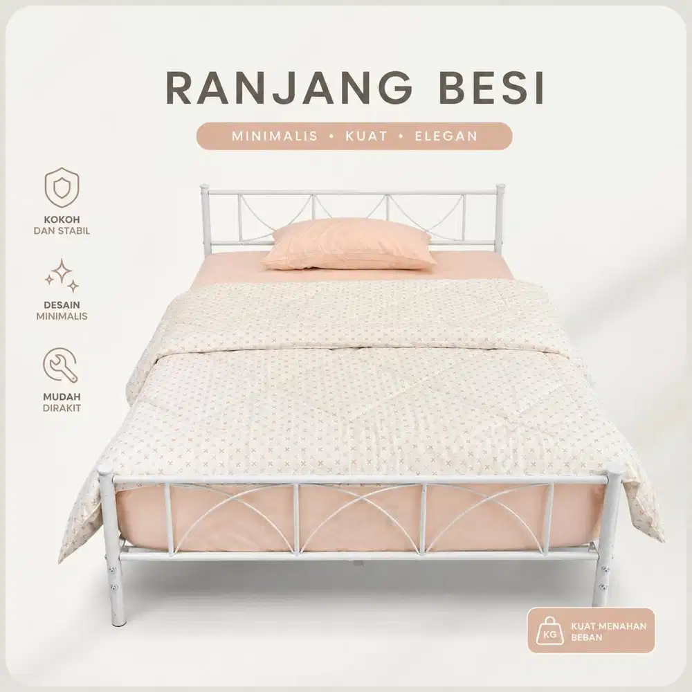Promo cuci gudang ranjang besi