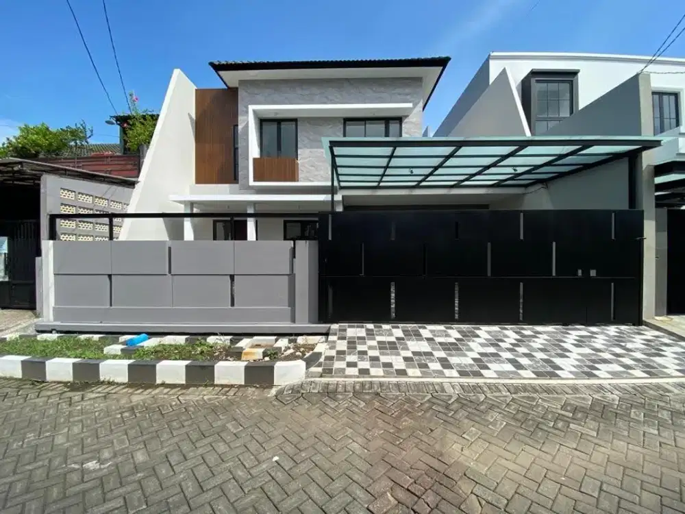 Rumah Rambutan Pondok Chandra Indah, Minimalis Row jalan lebar