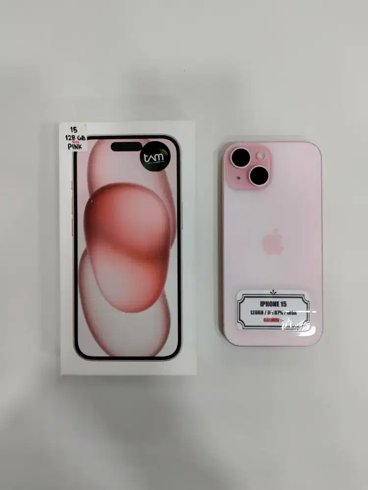 ( Second ) IPhone 15 128GB Pink | Ex IBOX | Fullset Original