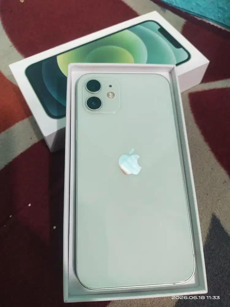 Iphone 12 64gb resmi Bc fullset