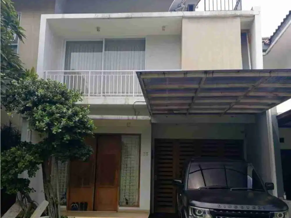 RUMAH BINTARO PESANGGRAHAN LOKASI NYAMAN STRATEGIS BANGUNAN MODERN 2 LANTAI HALAMAN LUAS