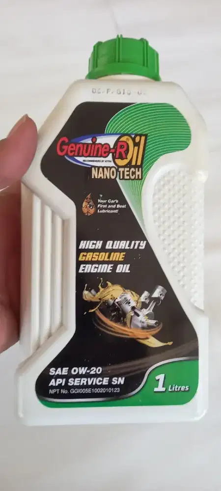 Oli Mesin Mobil sae 0W-20 SN, 1 liter, dijamin ori