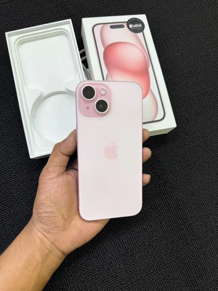 iPhone 15 128GB ibox fulset original mulus