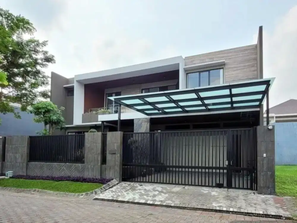Dijual Rumah Mewah Brand New Gress Pakuwon Indah Minimalis Strategis Siap Huni