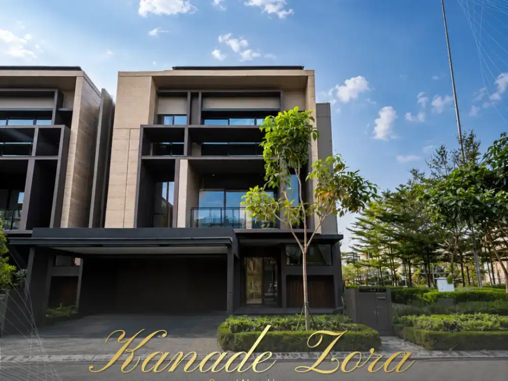 Dijual Rumah Kanade The Zora Type Hoek satu satunya view paling best