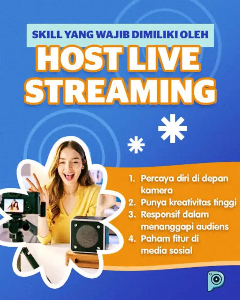 Host live streaming wanita