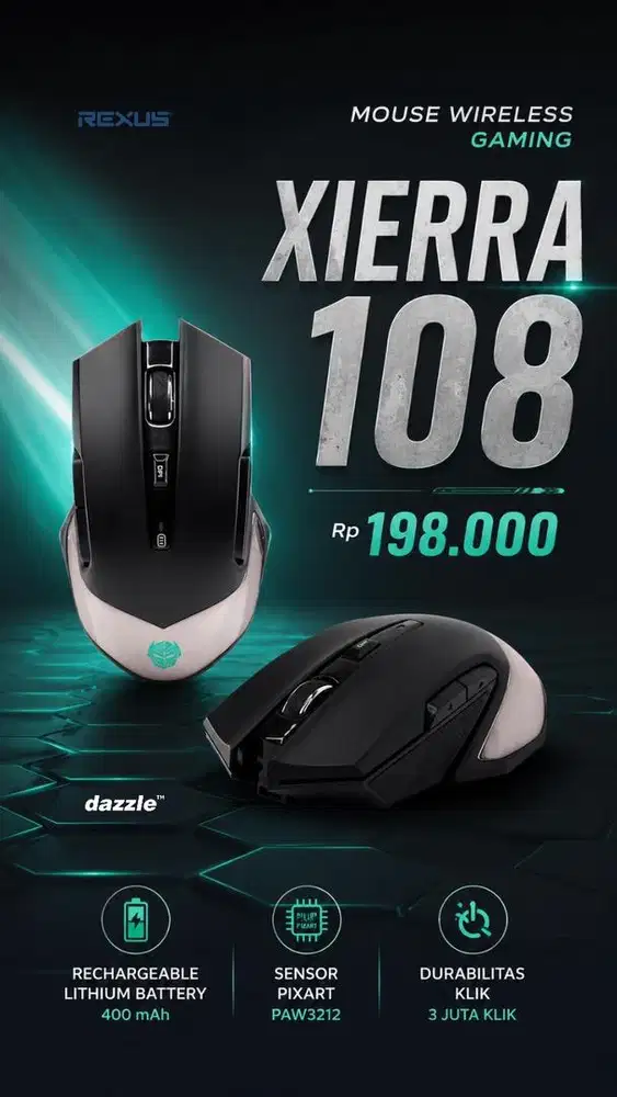 Mouse gaming rexus RX-108