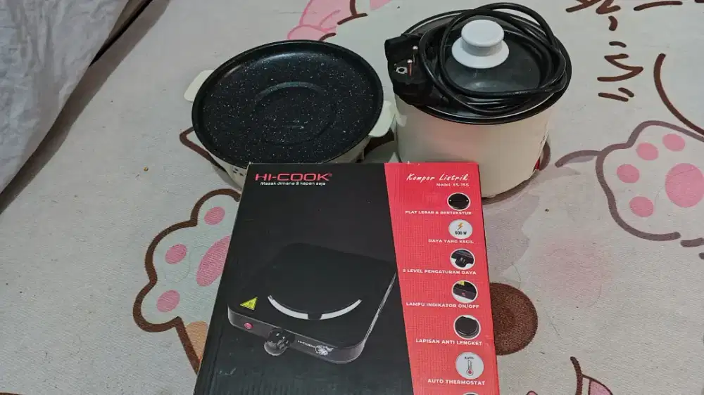 Kompor listrik dan panci listrik
