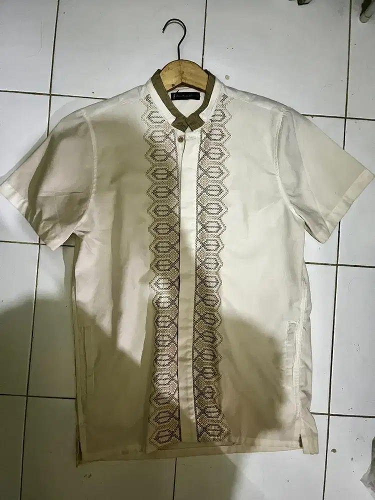 Baju Koko Polo Cream
