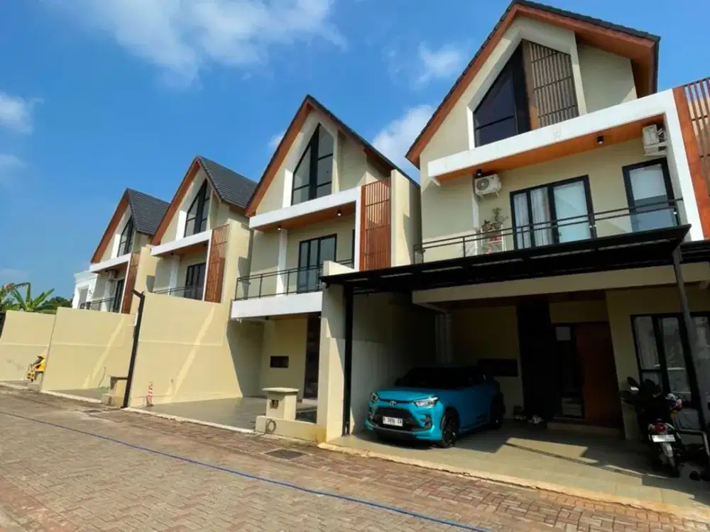 RUMAH 2 LANTAI, 1 UNIT TERAKHIR BISA KPR, SHM, FREE BIAYA BALIK NAMA