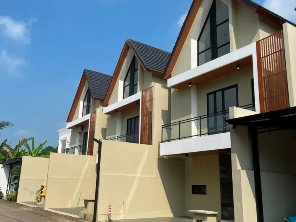 TINGGAL 1 UNIT SIAP HUNI RUMAH 2 LANTAI TYPE SCANDINAVIAN DI PATI KOTA FREE BIAYA BALIK NAMA