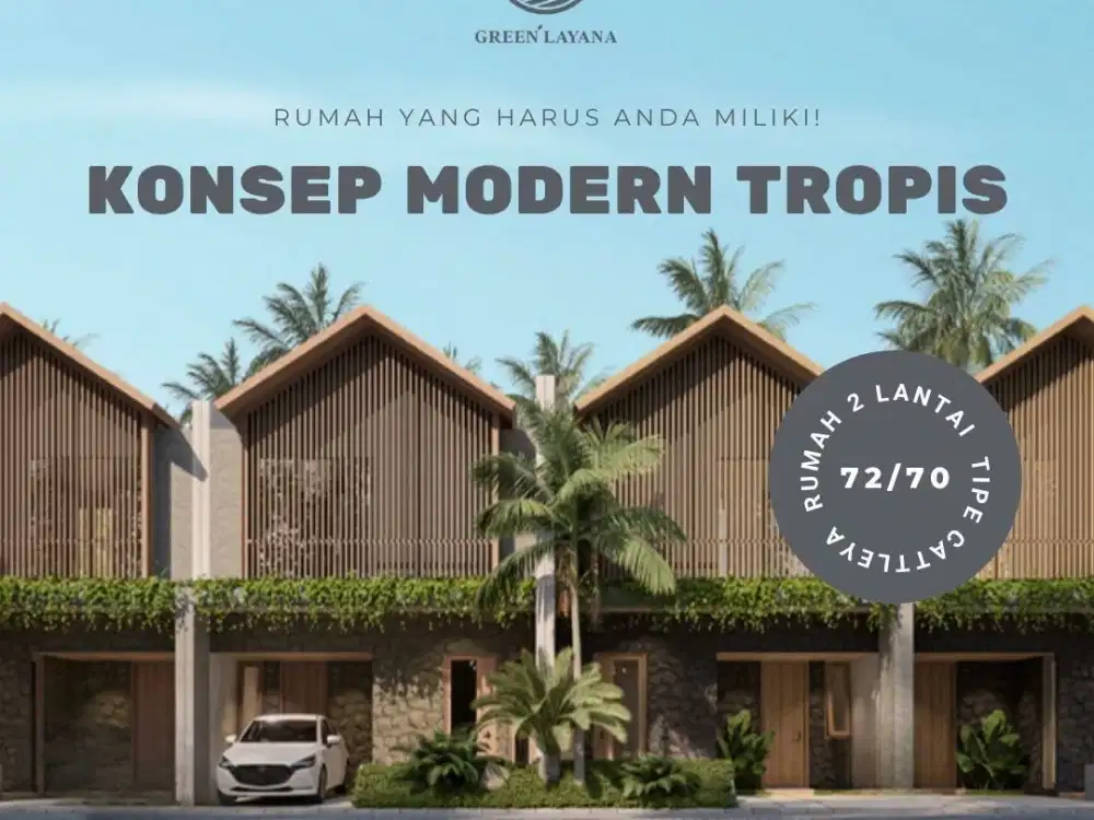 Rumah 2 Lantai di Tengah Kota Salatiga Lokasi Perumahan Green Layana Tegalrejo