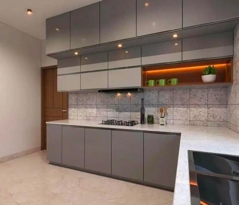 interior desain kitchen set kamar set wardrobe lemari backdrop tv