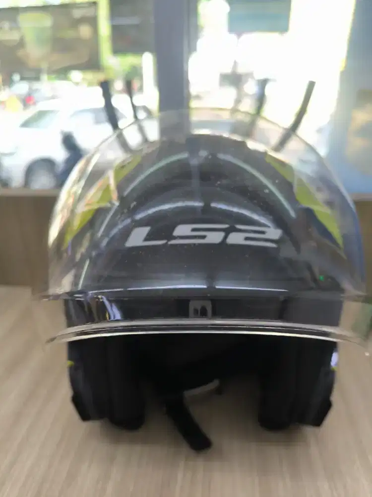 Helm half face original ls2 bekas