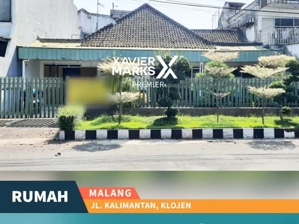 Dijual Rumah Klasik di Jalan Kalimantan Klojen Malang Terawat