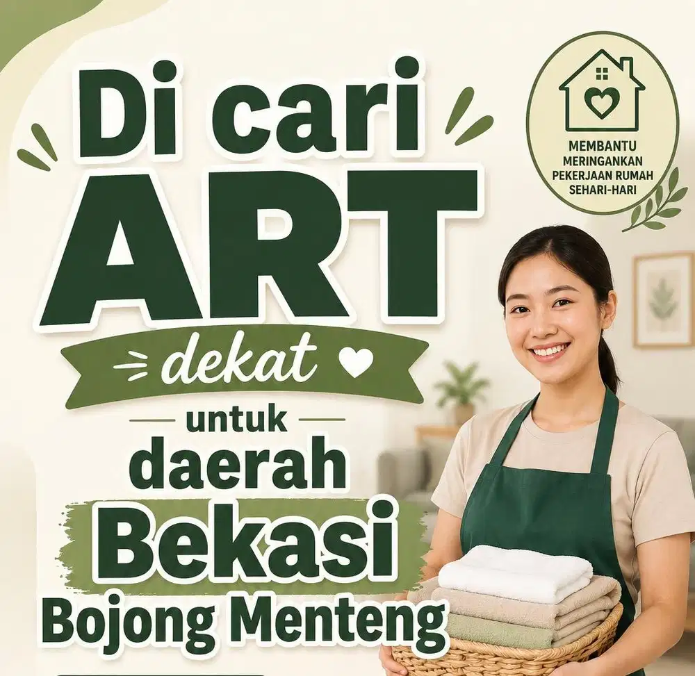 Dicari ART JUJUR , RAJIN DLL