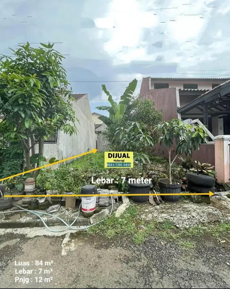 Dijual murah Tanah kavling di Kawuluyaan dalam komplek dekat Soe-Hatta