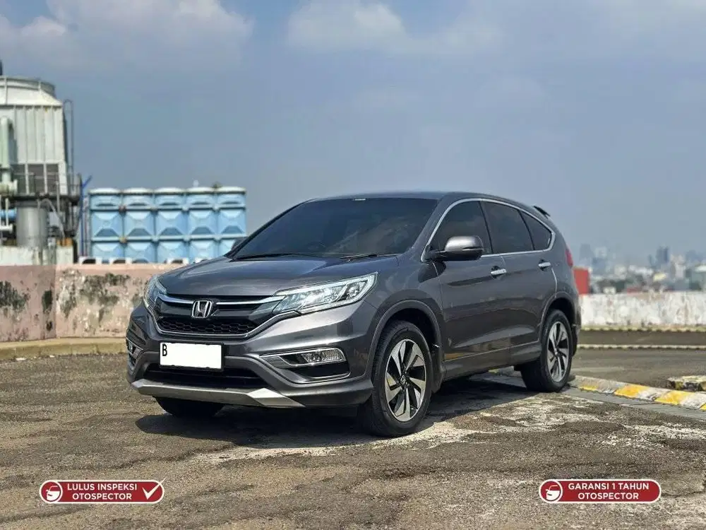 2015 Honda CRV 2.4 AT Abu Abu KM 90rb Service Record Dp 29jt Garansii