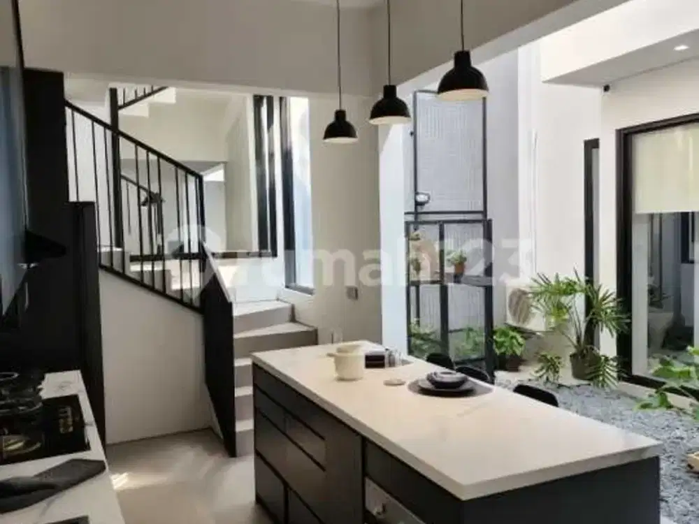 Rumah Bagus Tropical Semi Furnished di Cilandak Pondok Labu Design Aristek Modern