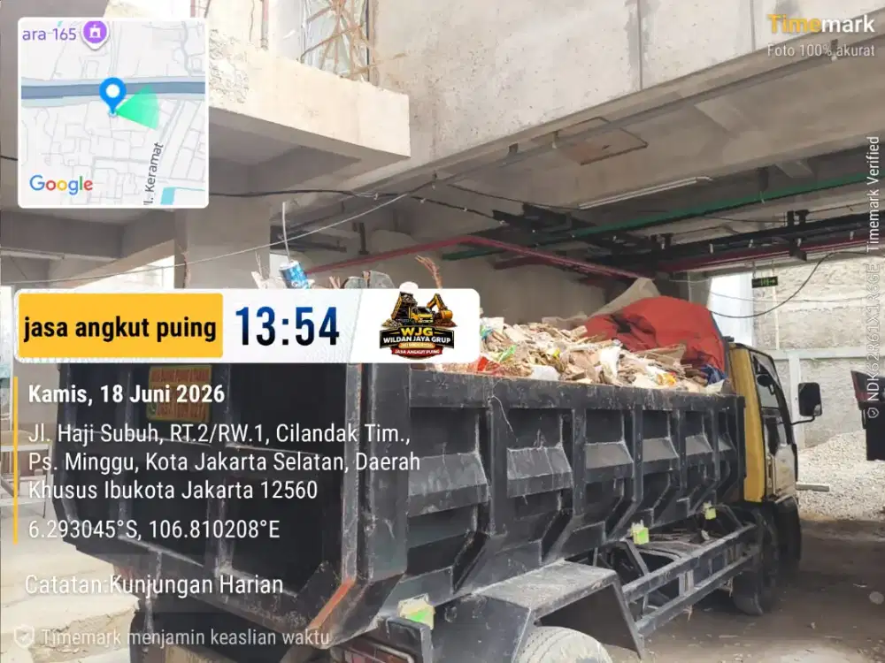 Jasa angkutan puing dan sampah proyek