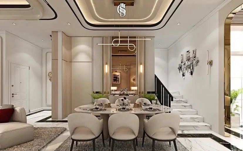 interior desain kitchen set kamar set wardrobe lemari backdrop tv