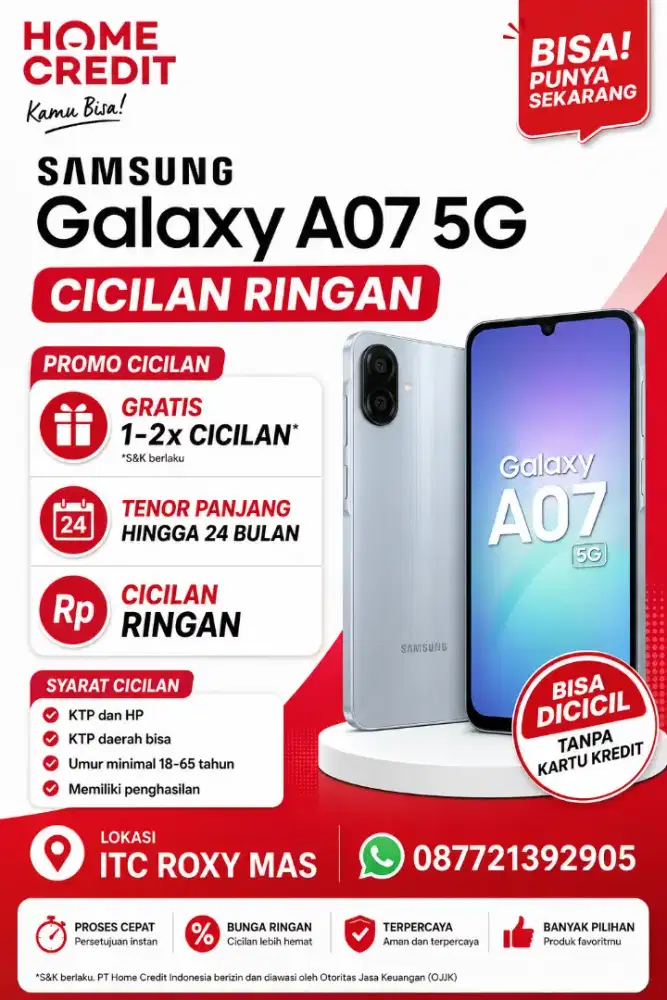 Promo cicilan Samsung A07